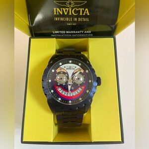 Invicta Men 50mm Specialty Purple Black Dial Joker Face Chronograph Watch 43208